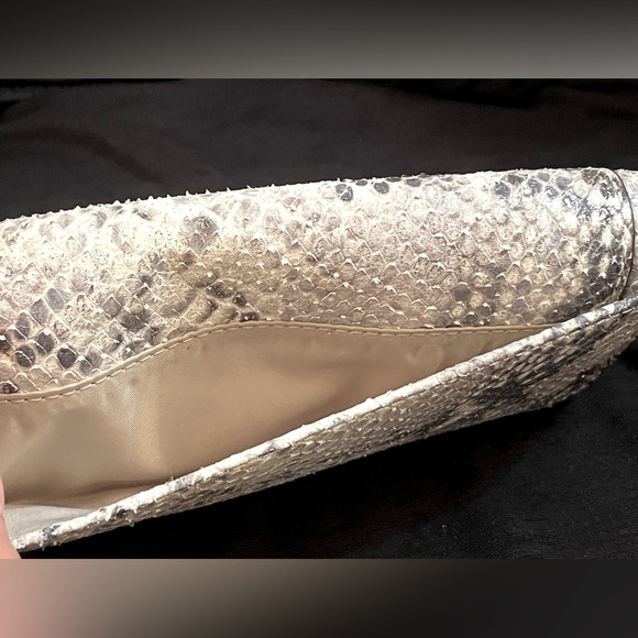 NWT-Coach Leather Embossed Python Print Slim Envelope Wallet - Picture 5 of 12